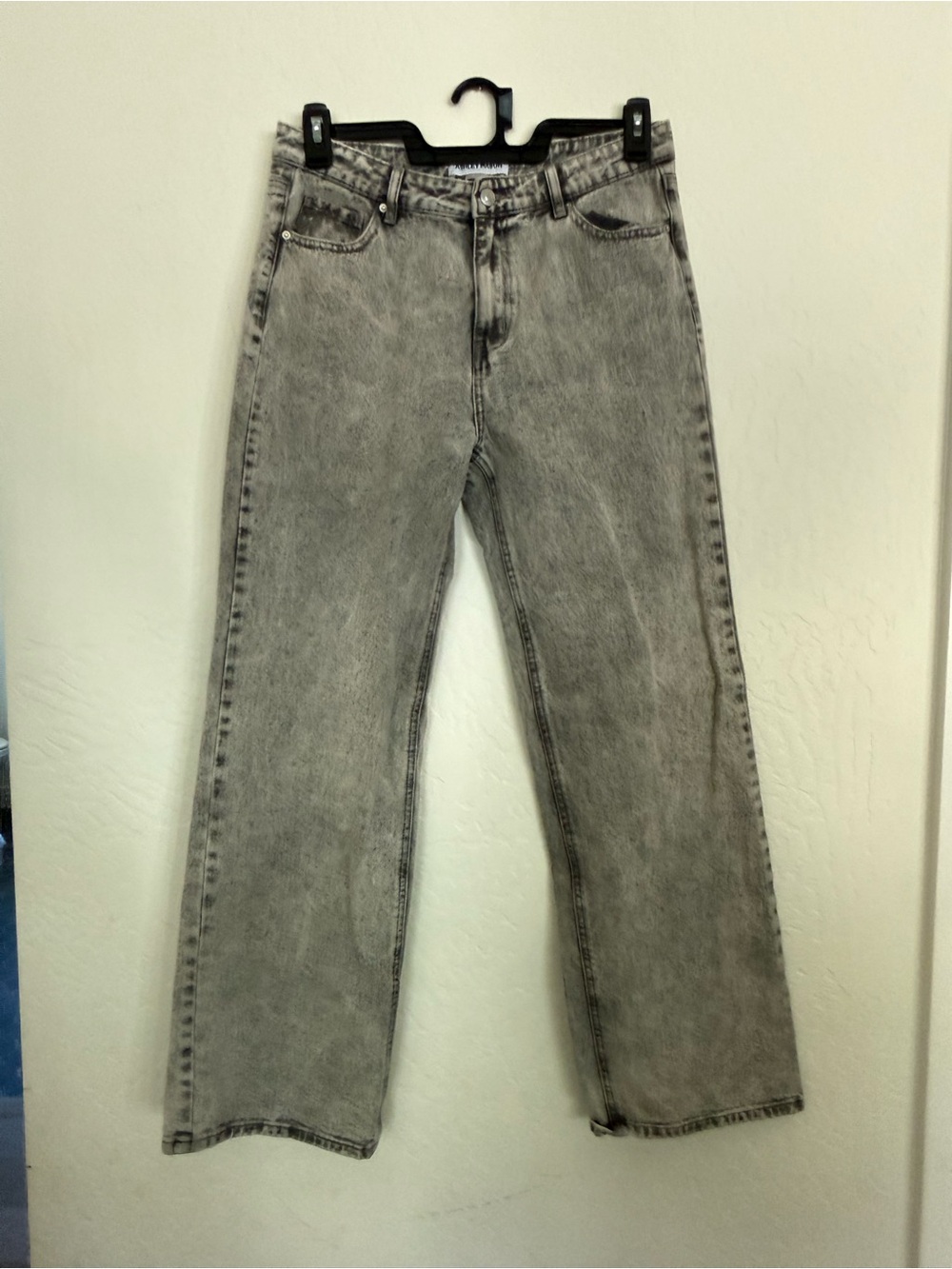 Ashley Mason Light Grey Relaxed Women's Jeans